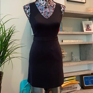 Black cut out dress